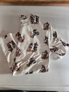 NWOT Bambiboo Bamboo "Motocross" Tee
